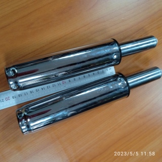 Газ-лифт короткий nnz-A-100 хром (II класс)  