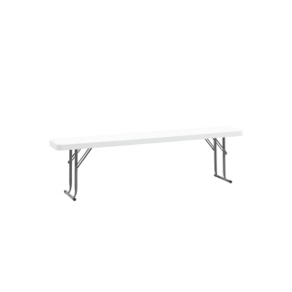 Скамейка складная YX-CD152 white 152*25*42см, белая